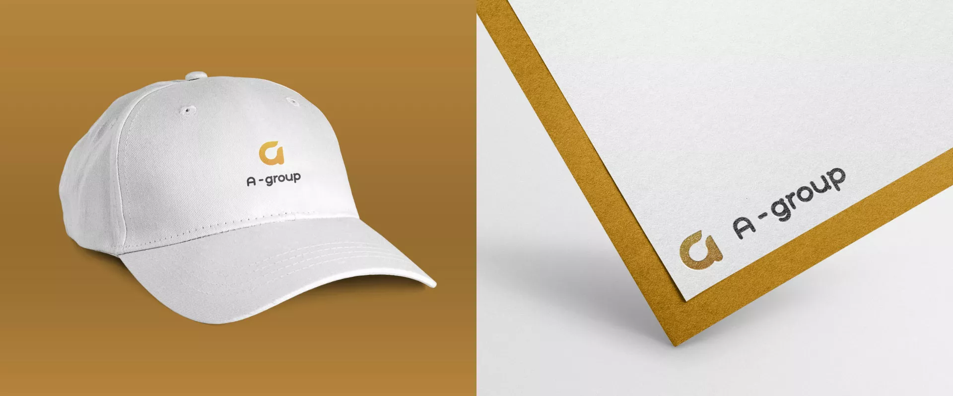 Разработка логотипа для компании «А-ГРУПП» в Рыбном