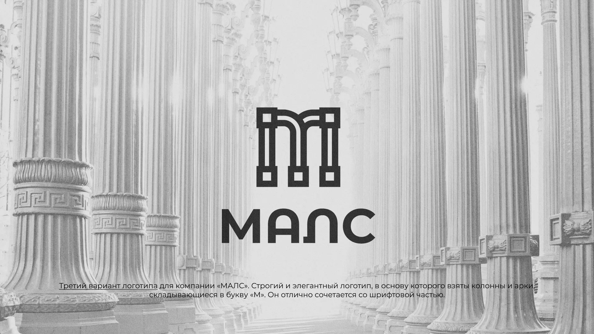Разработка логотипа компании «МАЛС» в Рыбном