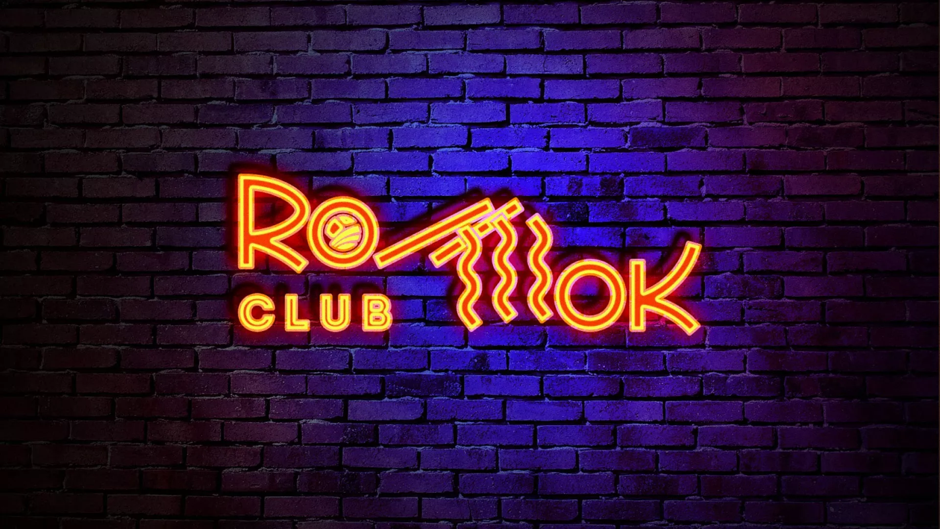 Разработка светящейся интерьерной вывески суши-бара «Roll Wok Club» в Рыбном Разработка светящейся интерьерной вывески суши-бара «Roll Wok Club» в Рыбном