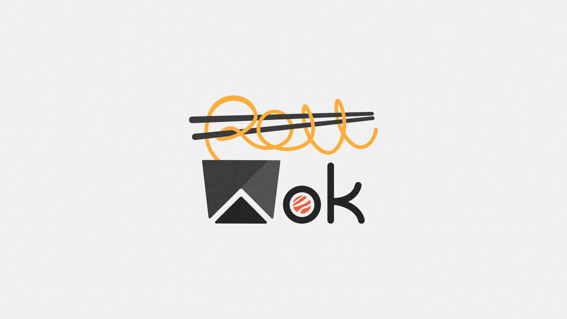 Разработка логотипа в Рыбном для суши-бара «Roll Wok Club» Разработка логотипа в Рыбном для суши-бара «Roll Wok Club»